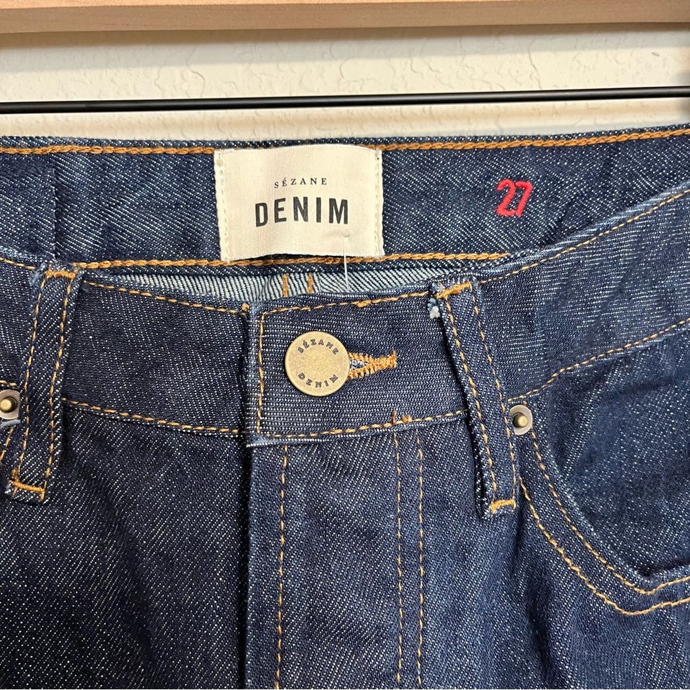 Sezane Brut Sexy Indigo 27 NWT - Picture 8 of 15